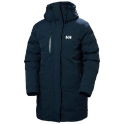 Parka dla kobiet Helly Hansen Adore. Niebieskie parki Helly Hansen, na zimę, z syntetyku, bez kaptura. W wyprzedaży za 1,341.10 zł.