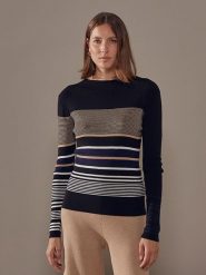 Rodier Sweter w kolorze czarnym rozmiar: XL. Czarne swetry Rodier, xl, bez wzorów, ze splotem, bez ramiączek. Za 202.53 zł.
