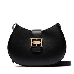 Torebka Elisabetta Franchi. Czarne listonoszki Elisabetta Franchi, bez wzorów, bez dodatków. Za 3,149.00 zł.
