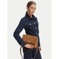 Torebka Tory Burch. Brązowe torebki klasyczne Tory Burch, bez wzorów, bez dodatków. Za 2,639.00 zł.