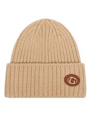 Guess Czapka AW5638 POL01 Beżowy. Brązowe czapki Guess, z aplikacjami, z wiskozy. Za 154.99 zł.