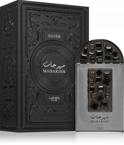 LATTAFA Maharjan Silver 100 ml EDP woda perfumowana unisex. Perfumy damskie Lattafa. W wyprzedaży za 99.99 zł.