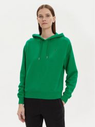 Tommy Hilfiger Bluza Flag WW0WW41245 Zielony Relaxed Fit. Zielone bluzy TOMMY HILFIGER, xxl, bez wzorów, z bawełny, bez kaptura. Za 269.99 zł.