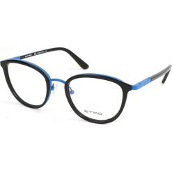 Oprawki "ET2100" w kolorze czarno-niebieskim. Czarne okulary przeciwsłoneczne Diesel, Fossil, Etro, bez wzorów, z tworzywa sztucznego. W wyprzedaży za 189.95 zł.