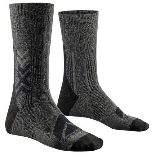Skarpetki X-Socks Perform Merino Crew. Czarne skarpety X BIONIC, bez wzorów, z materiału. Za 160.40 zł.