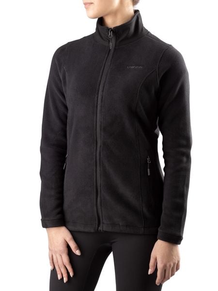 Bluza polarowa techniczna damska Viking Dakota. Czarne bluzy Viking, m, bez wzorów, z materiału, bez kaptura. Za 118.93 zł.
