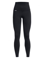 Under Armour Legginsy sportowe "Motion" w kolorze czarnym rozmiar: S. Czarne legginsy Under Armour, s, bez wzorów, z materiału, z podwyższonym stanem, outdoorowe. Za 140.86 zł.