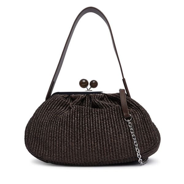 Torebka Weekend Max Mara. Brązowe torebki klasyczne Weekend Max Mara, bez wzorów, bez dodatków. Za 1,104.99 zł.