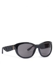 Guess Okulary przeciwsłoneczne GU00131 Czarny. Czarne okulary przeciwsłoneczne Guess, z aplikacjami, z tworzywa sztucznego. Za 419.99 zł.