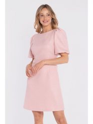 Stylove Sukienka w kolorze jasnoróżowym rozmiar: XL. Różowe sukienki Stylove, xl, bez wzorów, bez kołnierzyka, bez ramiączek, mini. Za 234.99 zł.