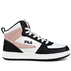 Buty damskie sportowe Fila LEVANTO MID TEENS. Białe obuwie sportowe Fila, bez zapięcia, trekkingowe. W wyprzedaży za 139.00 zł.