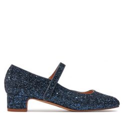 Baleriny Balagan. Niebieskie baleriny BALAGAN, bez wzorów, bez obcasa. Za 439.99 zł.