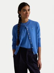 Polo Ralph Lauren Kardigan 211891672025 Niebieski Regular Fit. Niebieskie kardigany Polo Ralph Lauren, s, bez wzorów, z bawełny. Za 489.99 zł.