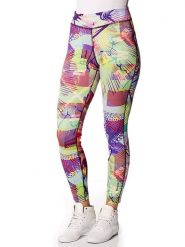 Reebok Legginsy funkcyjne z kolorowym wzorem rozmiar: L. Legginsy Reebok, l, z aplikacjami, z materiału. Za 150.95 zł.