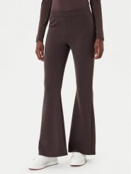 ONLY Legginsy Scarlet 15357949 Brązowy Flared Fit. Brązowe legginsy Only, s, bez wzorów, z syntetyku. Za 149.99 zł.