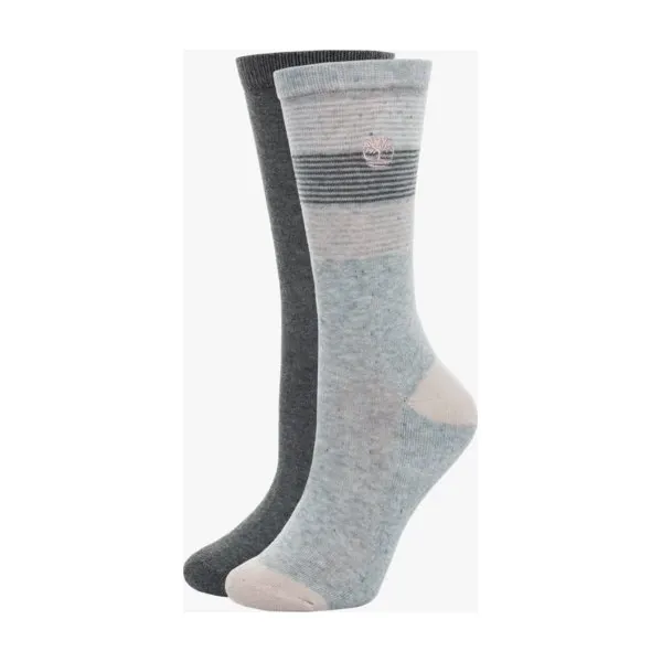 Timberland Skarpety 2Pp Striped Speckle Crew , szary, rozmiar M. Szare skarpety Timberland, bez wzorów, z bawełny. W wyprzedaży za 79.99 zł.