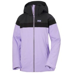 Damska kurtka narciarska Helly Hansen Motionista Lifaloft. Fioletowe kurtki narciarskie Helly Hansen, bez wzorów, bez kaptura, narciarskie. Za 1,420.00 zł.