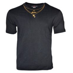Koszulka Jordan Heritage Chain T-shirt Wmns Core Black. Czarne bluzki Jordan, s, bez wzorów, bez kołnierzyka, bez ramiączek. Za 72.00 zł.