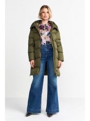 Rich & Royal Płaszcz pikowany w kolorze khaki rozmiar: 38. Brązowe płaszcze Rich & Royal, bez wzorów, bez kaptura. Za 506.32 zł.