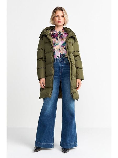 Rich & Royal Płaszcz pikowany w kolorze khaki rozmiar: 36. Brązowe płaszcze Rich & Royal, bez wzorów, bez kaptura. Za 505.13 zł.