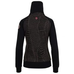 Damska bluza dresowa Kilpi Zovia. Czarne bluzy Kilpi, bez wzorów, z bawełny, bez kaptura. Za 170.50 zł.