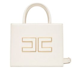 Torebka Elisabetta Franchi. Białe torebki klasyczne Elisabetta Franchi, bez wzorów, bez dodatków. Za 1,649.00 zł.