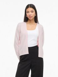 Vila Kardigan "Viril" w kolorze jasnoróżowym rozmiar: M. Różowe kardigany Vila, m, bez wzorów, z włókna. Za 97.05 zł.