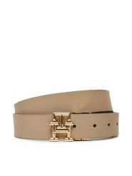 Tommy Hilfiger Pasek Damski Th Logo Rev 3.0 AW0AW17247 Granatowy. Niebieskie paski TOMMY HILFIGER, bez wzorów, ze skóry. Za 159.99 zł.
