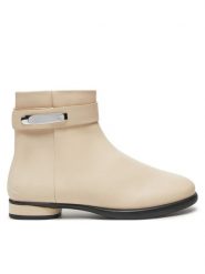 ECCO Botki Sculpted Lx 22235301378 Beżowy. Brązowe botki ecco, bez wzorów, ze skóry, bez obcasa, na płaskiej podeszwie, bez zapięcia. Za 779.99 zł.