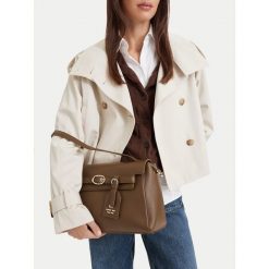 Torebka Beverly Hills Polo Club. Brązowe torebki klasyczne Beverly Hills Polo Club, bez wzorów, bez dodatków. Za 229.99 zł.