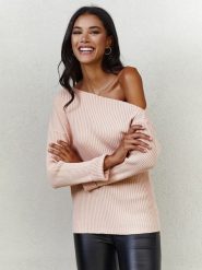 Milan Kiss Sweter w kolorze jasnoróżowym rozmiar: M. Różowe swetry Milan Kiss, m, bez wzorów, bez ramiączek. Za 92.42 zł.