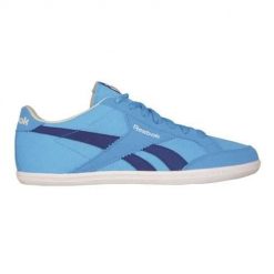 Buty do chodzenia damskie Reebok Royal Transport TX. Niebieskie topy Reebok, uniwersalny, bez wzorów, z materiału, bez kołnierzyka, bez ramiączek. Za 208.00 zł.