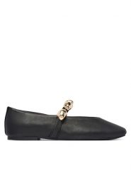 Steve Madden Baleriny Poppin Flat 11005437 Czarny. Czarne baleriny Steve Madden, bez wzorów, ze skóry, bez obcasa. Za 519.99 zł.