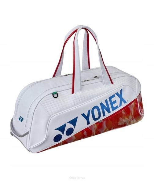 Torba tenisowa Yonex Expert Tournament Bag. Białe torby na ramię YONEX, bez wzorów, z materiału, eleganckie, na ramię, bez dodatków. Za 659.00 zł.