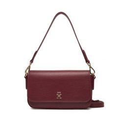 Torebka Tommy Hilfiger. Czerwone torebki klasyczne TOMMY HILFIGER, bez wzorów, bez dodatków. Za 599.99 zł.