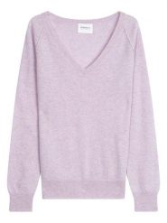 Perfect Cashmere Kaszmirowy sweter "Penelope" w kolorze fiołkowym rozmiar: L. Różowe swetry Perfect Cashmere, l, bez wzorów, z kaszmiru, bez ramiączek. Za 391.59 zł.