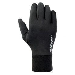 Rękawice Hi-Tec Janni. Czarne rękawiczki Hi-tec, bez wzorów, sportowe. Za 74.99 zł.