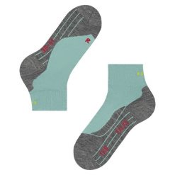Skarpetki damskie Falke TK5 Wander. Zielone skarpety Falke, bez wzorów, z poliamidu. Za 156.50 zł.