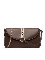 LOVE MOSCHINO Torebka JC4020PP1PLI0300 Brązowy. Brązowe listonoszki Love Moschino, bez wzorów, ze skóry, bez dodatków. Za 859.99 zł.