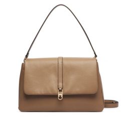 Torebka Tommy Hilfiger. Brązowe torebki klasyczne TOMMY HILFIGER, bez wzorów, bez dodatków. Za 699.99 zł.