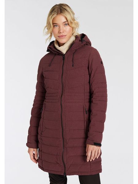 Killtec Płaszcz pikowany w kolorze ciemnoczerwonym rozmiar: 46. Czerwone płaszcze Killtec, bez wzorów, z materiału, bez kaptura. Za 404.99 zł.