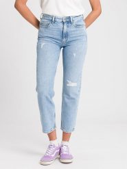 Cross Jeans Dżinsy - Regular fit - w kolorze błękitnym rozmiar: W28. Niebieskie jeansy Cross Jeans, z aplikacjami, z podwyższonym stanem. Za 79.03 zł.