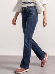 Street One Damsie dżinsy typu bootcut Kobiety Bawełna niebieski, 34-30. Niebieskie jeansy Street One, uniwersalny, bez wzorów. Za 299.95 zł.