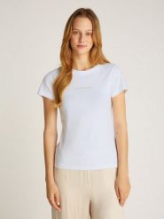 CALVIN KLEIN JEANS Koszulka w kolorze białym rozmiar: 3XL. Białe bluzki Calvin Klein Jeans, xl, bez wzorów, z bawełny, bez kołnierzyka, bez ramiączek. Za 110.55 zł.