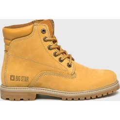 Big Star - Botki. Botki Big Star, bez wzorów, z materiału, bez obcasa, na obcasie, bez zapięcia. W wyprzedaży za 219.90 zł.