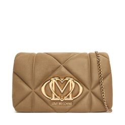 Torebka LOVE MOSCHINO. Brązowe torebki klasyczne Love Moschino, bez wzorów, bez dodatków. Za 799.99 zł.