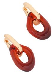 TATUUM Kolczyki "Tove" rozmiar: onesize. Czerwone kolczyki Tatuum, szklane. Za 52.30 zł.