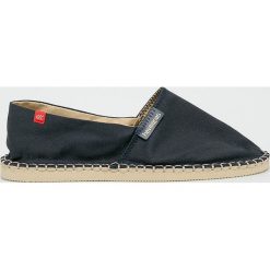 Havaianas - Espadryle. Niebieskie espadryle Havaianas, bez wzorów, z materiału, bez obcasa, bez zapięcia. W wyprzedaży za 99.90 zł.