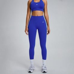 Legginsy Low Sculpt Scrunch - Niebieski. Niebieskie legginsy JOY STUDIO, s, bez wzorów, z materiału, z podwyższonym stanem, długie. Za 199.00 zł.