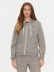 Polo Ralph Lauren Bluza 211943008004 Szary Regular Fit. Szare bluzy Polo Ralph Lauren, l, bez wzorów, z bawełny, bez kaptura. Za 439.99 zł.